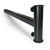 Camco front view of hitch umbrella holder showing secure mounting benefit