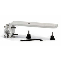 Camco Kuuma rail mount front view showing stable mounting and secure hold