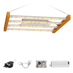 CANAGROW CG1200 front view showing compact full-spectrum panel and even light distribution