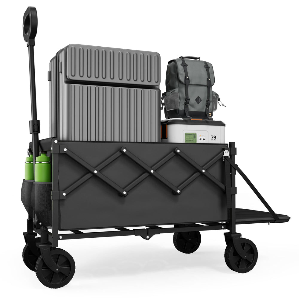 Canpsky wagon front packaging showing foldable design and portability benefits