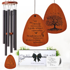 Captain Decor wind chime front view showing elegant memorial presence