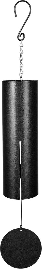 Carson 36" black chime front view showing sleek finish and size benefit