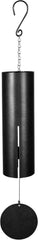 Carson 36" black chime front view showing sleek finish and size benefit
