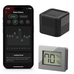 CASE ELEGANCE front view of Klaro Valet in gunmetal showing display and controls, ensuring easy monitoring