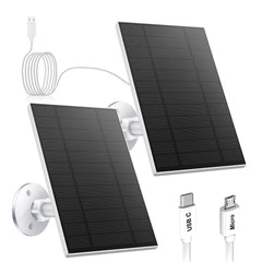 Catgod 5W solar panel front view showing tidy frame and cells for reliable charging