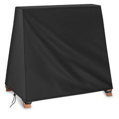 CATOTEL front view of A-frame swing cover showing full protection benefit