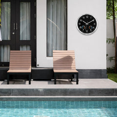 Caysie side angle showing rust-proof aluminum frame for outdoor durability