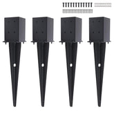 CDFYJHFDQ front view of 22-inch post anchor showing robust sleeve and finish
