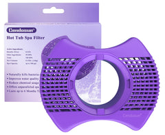 Cendasun front packaging showing cartridge and clear spa benefits