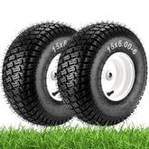 Cenipar front view of 15x6.00-6 wheel assembly showing complete wheel