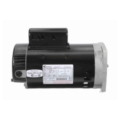 Century Electric Motor next to ruler for scale, compact powerful 2HP size