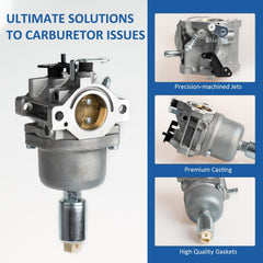 Centuryestar carburetor installed on a Craftsman mower demonstrating fit and improved performance