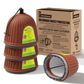CH24Globall front view of 4-pack showing packaged spigot covers and quick installation benefit