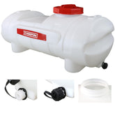 CHAPIN front view of 15-gallon tank showing shape and label for easy identification