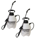 CHAPIN front view of 1-gallon pump sprayer showing compact design and easy carrying