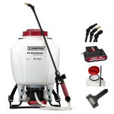 CHAPIN front view of backpack sprayer showing compact design and capacity benefit