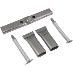 Char-Broil bar burner front view showing stainless steel and durable fit