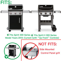 Charbrofire burners length comparison with ruler, ensures accurate OEM fit