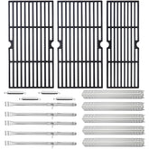 Charbrofire front view of replacement grates showing robust fit and durability
