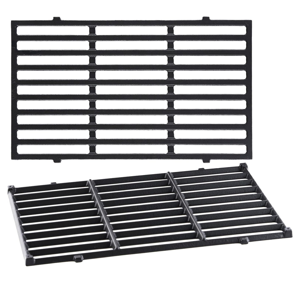 Charbrofire front view grates showing full cooking surface and fit benefit