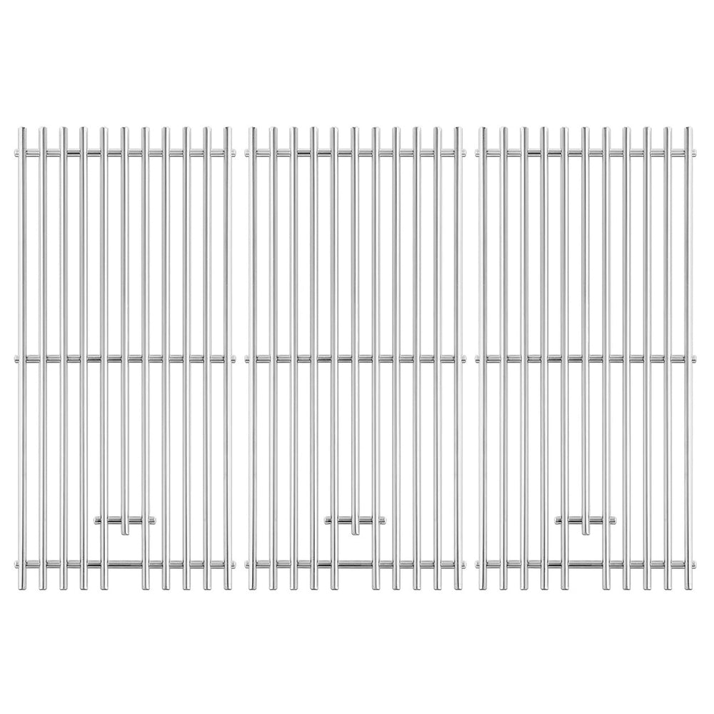 Charbrofire front view three grates showing full coverage and durability