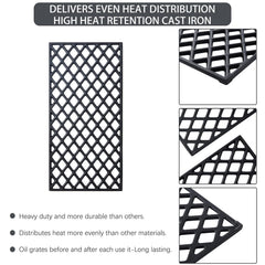 Charbrofire grates installed on Member’s Mark grill improving sear performance