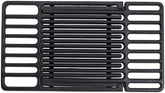 Charbroil cast iron grate front view showing sturdy design and reliable cooking surface