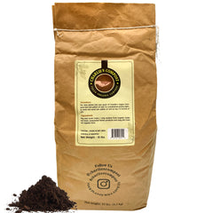 Charlie's Compost front packaging shows brand and 10 lb vegan compost benefit