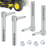 CheeMuii front view of mower deck wheel arms showing kit packaging and fit benefits
