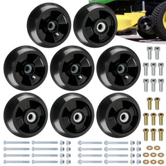 CheeMuii front view of complete 8-pack wheels kit showing all included parts and benefits