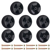 CheeMuii front view of 8-pack wheel kit, complete replacement convenience