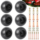 CheeMuii front view of six-wheel kit showing everything included for easy replacement