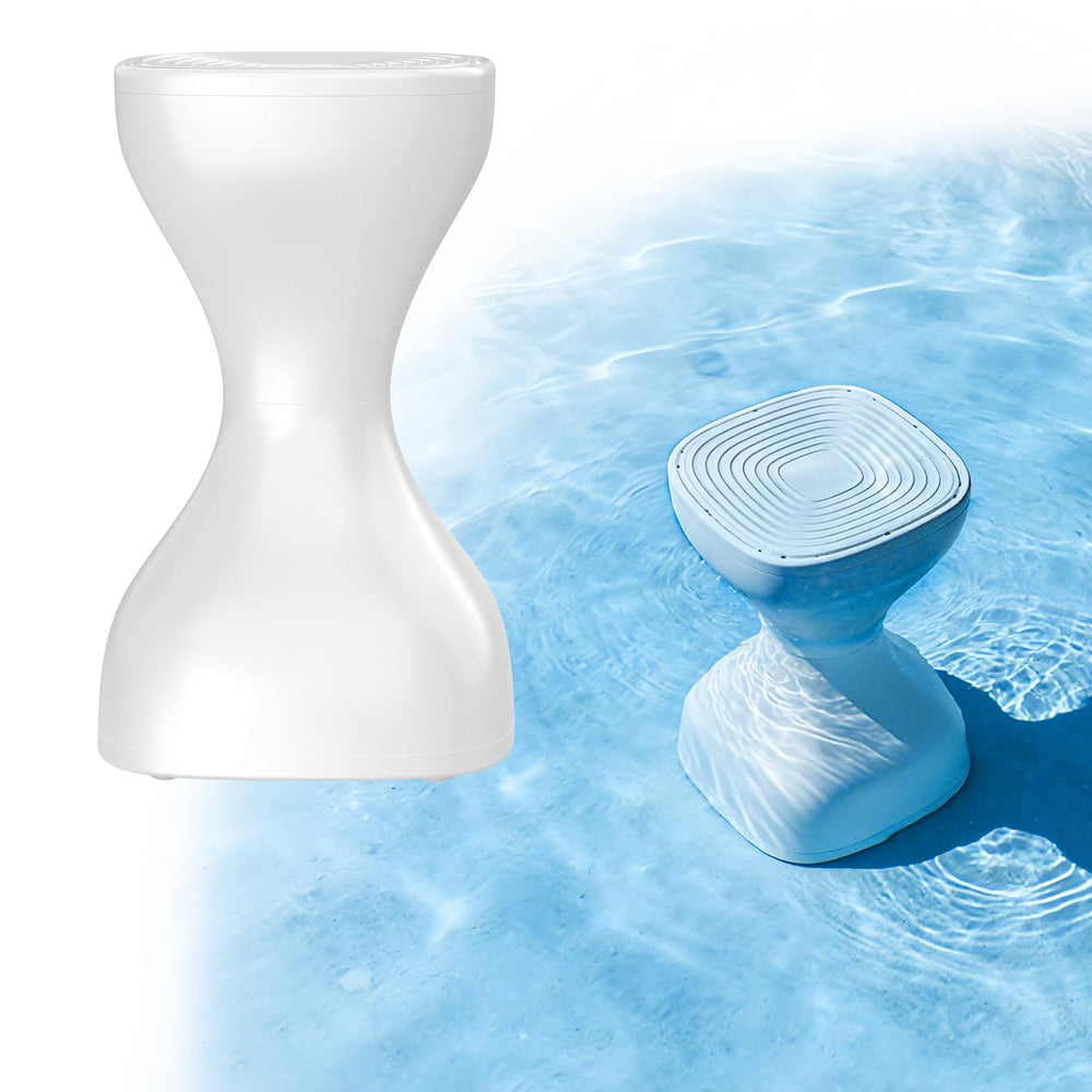 ChickVilla front view of pool stool showing clean modern design and benefit durable seating