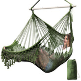 Chihee hammock chair front view showing full hanging seat and breathable mesh for comfort
