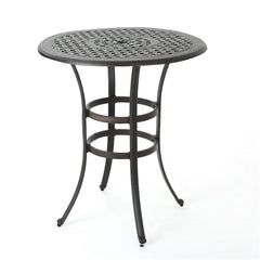 Christopher Knight Home side profile and pedestal showing stable base and balanced design