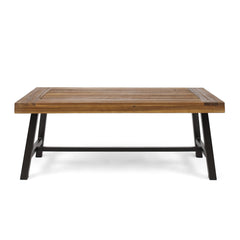Christopher Knight Home Carlisle front view showing full table and balanced design benefit