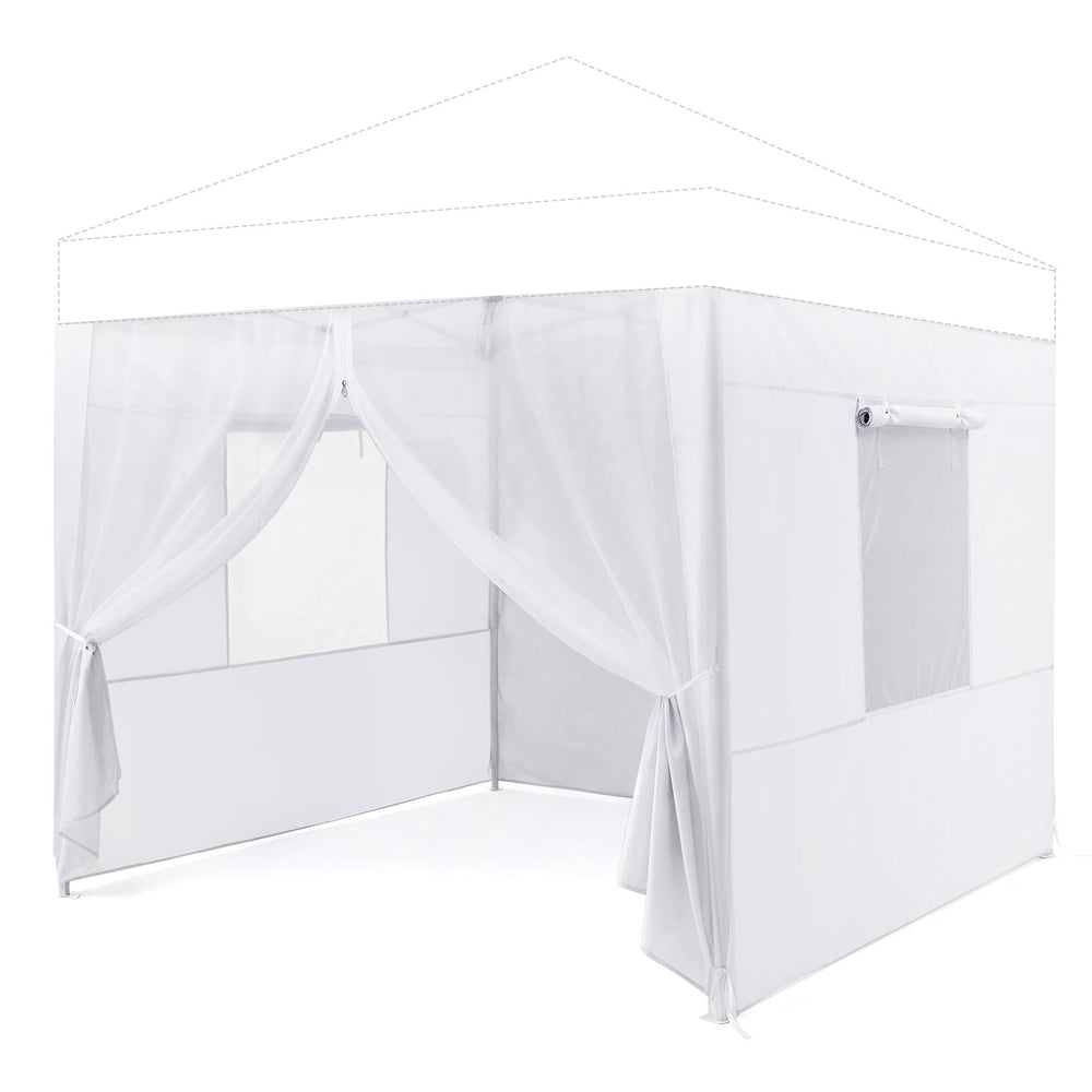 Chunm front zippered door panel showing easy access and privacy protection