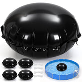 Cinnvoice front packaging showing four durable pool pillows protecting cover