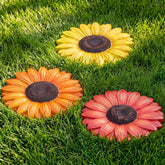 Cinnvoice sunflower stepping stone front view showing bright floral detail and curb appeal