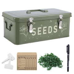 Cinpode front view of metal seed organizer showing neat storage benefit