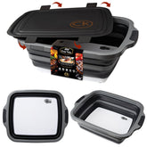 CK GOLD front view with lid showing secure closure and easy transport benefit