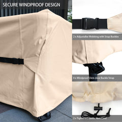 CKCLUU adjustable side strap and buckle securing odd-shaped furniture snugly