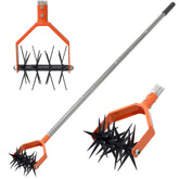 CKLT cultivator front view showing tines and head for efficient soil work