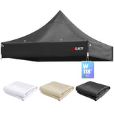 CLAETF canopy top front view showing full 10x10 coverage and protection