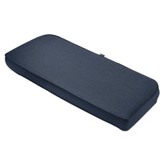 Classic Accessories Montlake front view in Heather Indigo showing neat fit and color longevity
