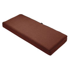 Classic Accessories front view showing Heather Henna cushion vibrant color and neat fit