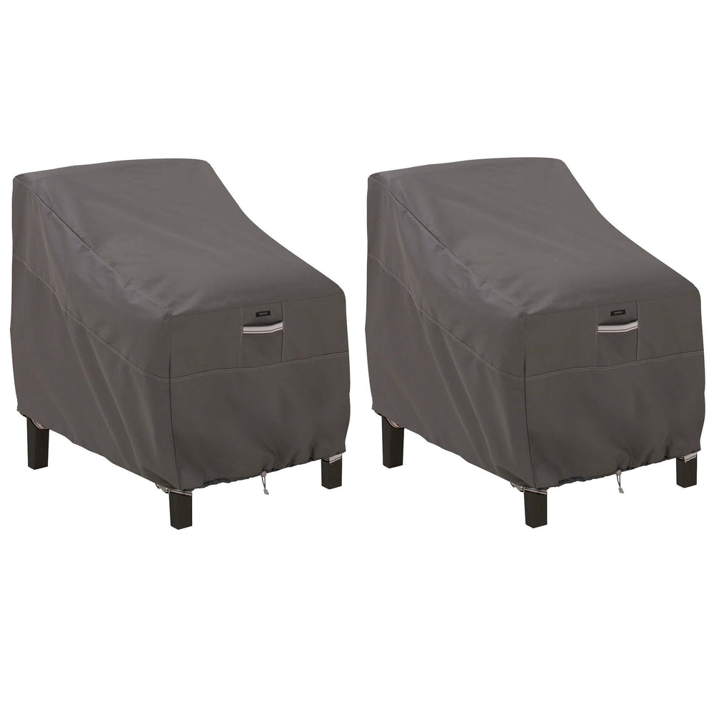 Classic Accessories front view of two-pack covers showing neat fit and protection