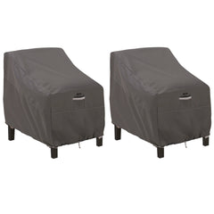 Classic Accessories front view of two-pack covers showing neat fit and protection