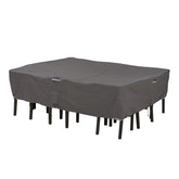 Classic Accessories Ravenna front view protecting table and chairs for weather resistance