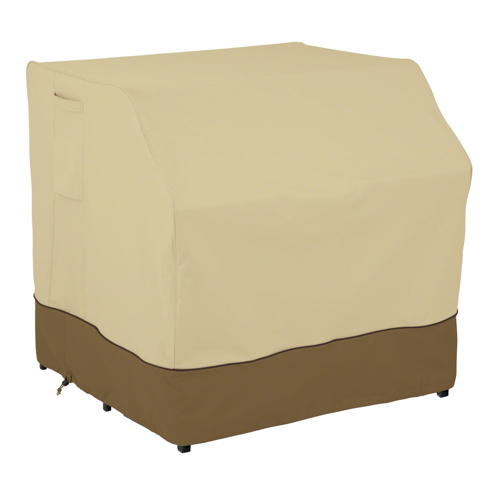 Classic Accessories front view of 41 inch Veranda cover showing full fit protection